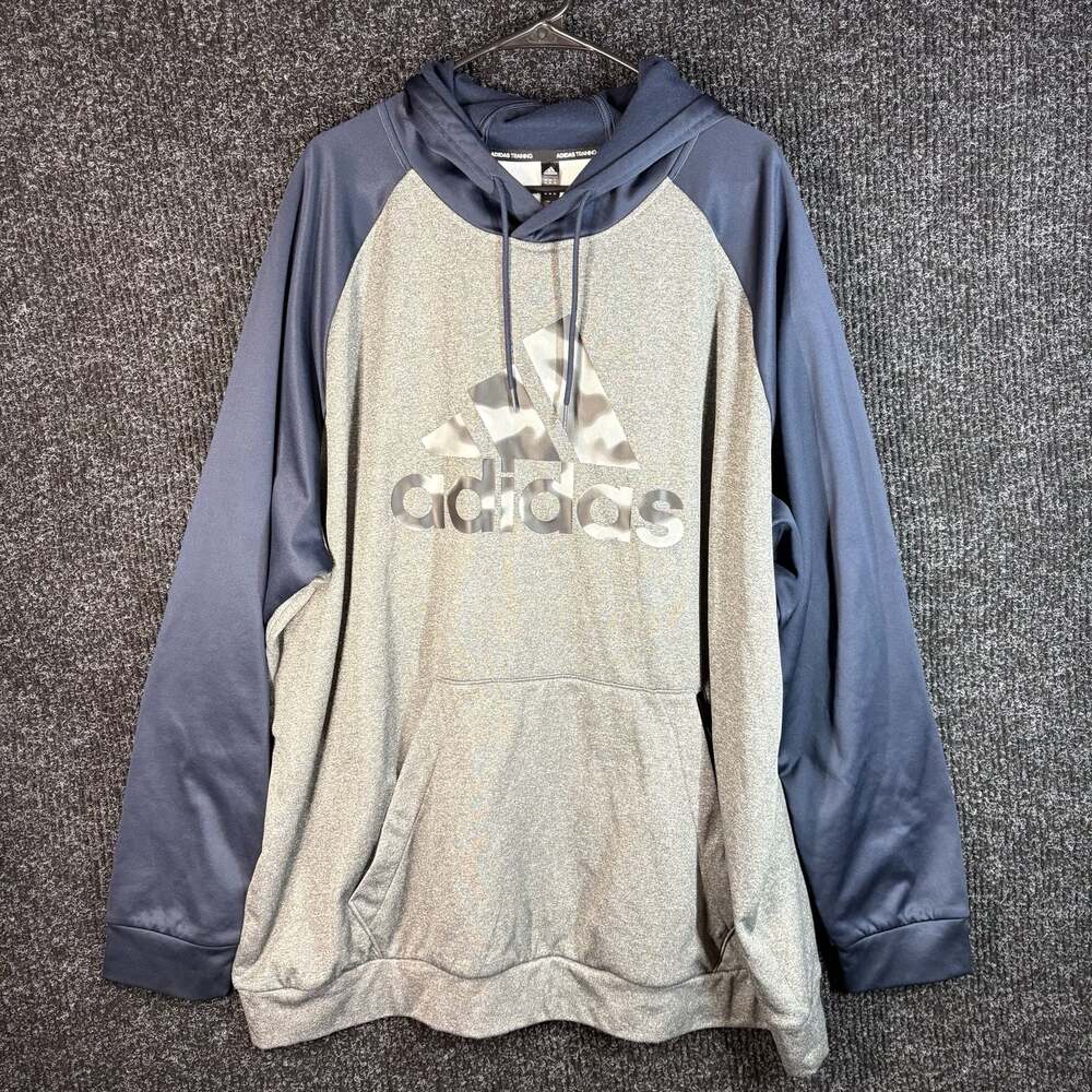 Adidas AEROREADY Game and Go Camo Logo Fleece Hoodie